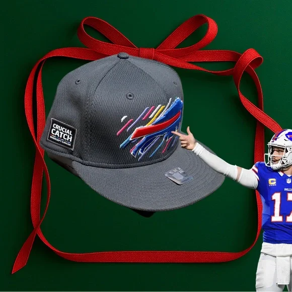 “RARE” New Era Buffalo Bills NFL Crucial Catch 59FIFTY Fitted - sz 7 1/2 RARE! - Picture 7 of 7